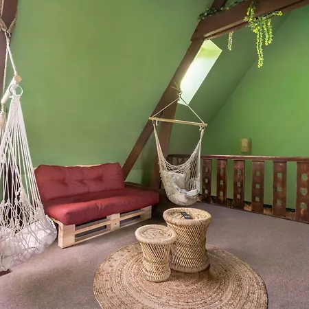 Appartement La Kabane , Proche Centre Et Avec Expérience Décoration Jungle Unique Le Portel